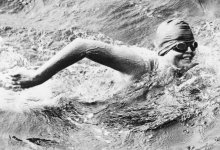 Gertrude Ederle American competition swimmer about 1926