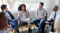 Teachers in a meeting
