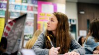 Photo of student in classroom
